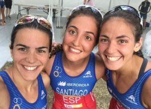 Die drei Spanierinnen Sara Pérez, Inés Santiago und Anna Godoy qualifizierten sich für das Finale des Weltcups von Tiszaujvaros
