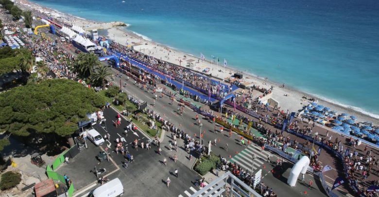 Eneko Llanos und Víctor del Corral an alle im Ironman von Nizza