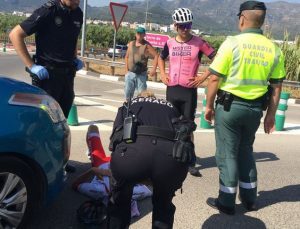 Atropellan en Valencia  al triatleta Jesús Gomar