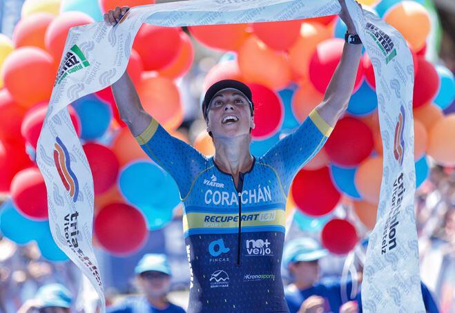 Judith Corachan vainqueur Triathlon Vitoria Half