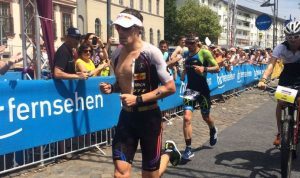 Sebastian Kienle y  Sarah Crowley Campeones de Europa Ironman en Frankfurt