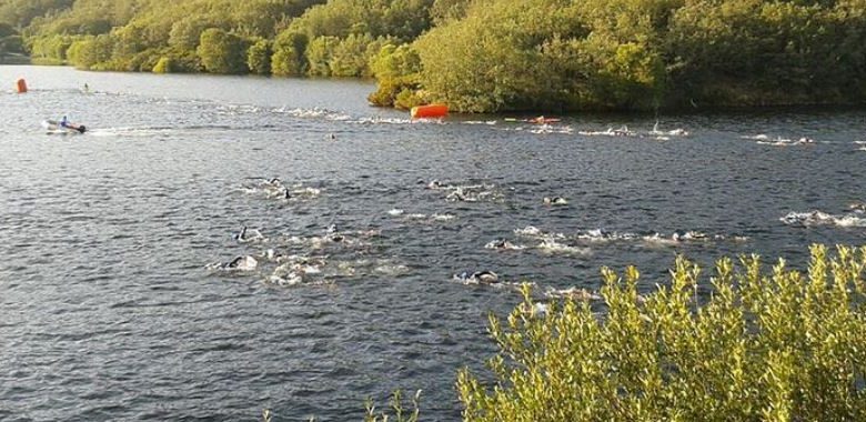 Final stretch for the Riaza Triathlon