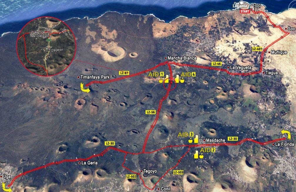 Ironman 70.3 Radstrecke Lanzarote