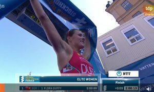Flora Duffy entra en la historia consiguiendo su quinta victoria en las Series Mundiales