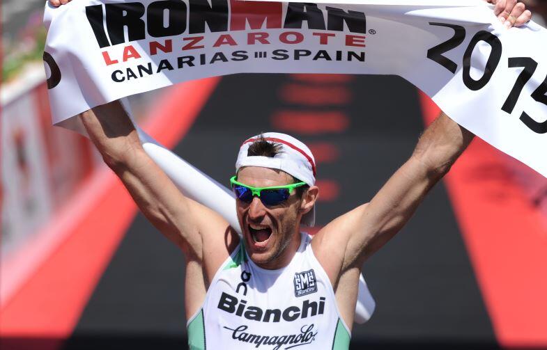 Winner of the Ironman 70.3 Lanzarote