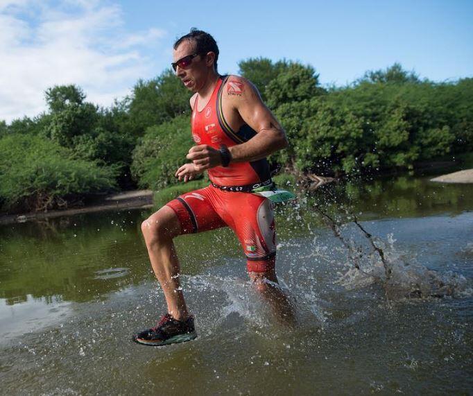 Rubén Ruzafa compitiendo en Xterra