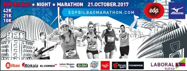 Cartel de Bilbao Edp Nigth Maraton