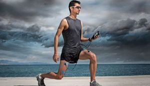 Muscle resistance training with Compex