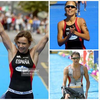 Ana Burgos, Ainhoa ​​Murua and IVán Raña at the Madrid 2020 World Cup