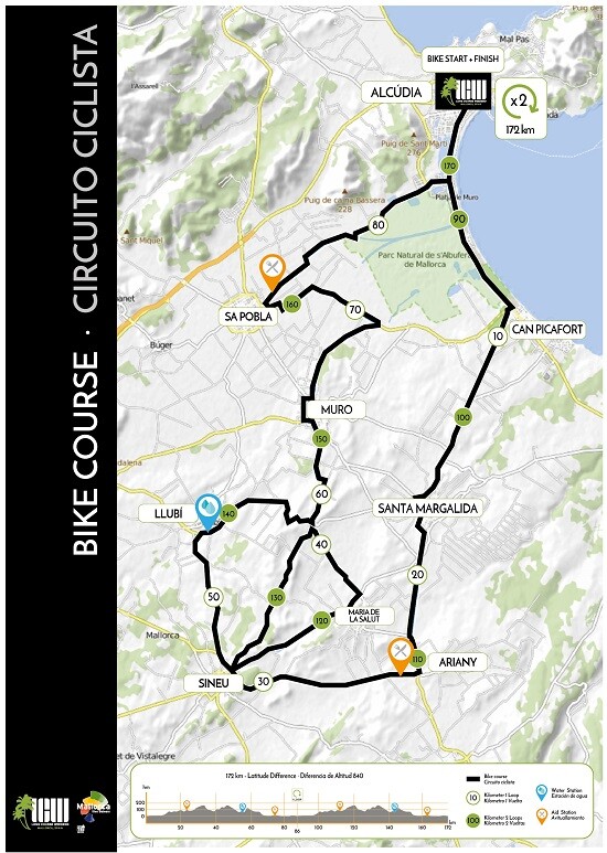 CIRCUITO DE BICICLETA Fim de semana de longo curso em Maiorca