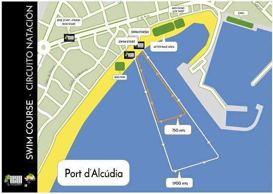 Circuito de natação de Maiorca de fim de semana de curso longo