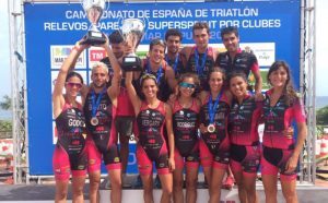 Dupla da Cidade de Lugo Fluvial na liga nacional de clubes de triatlo