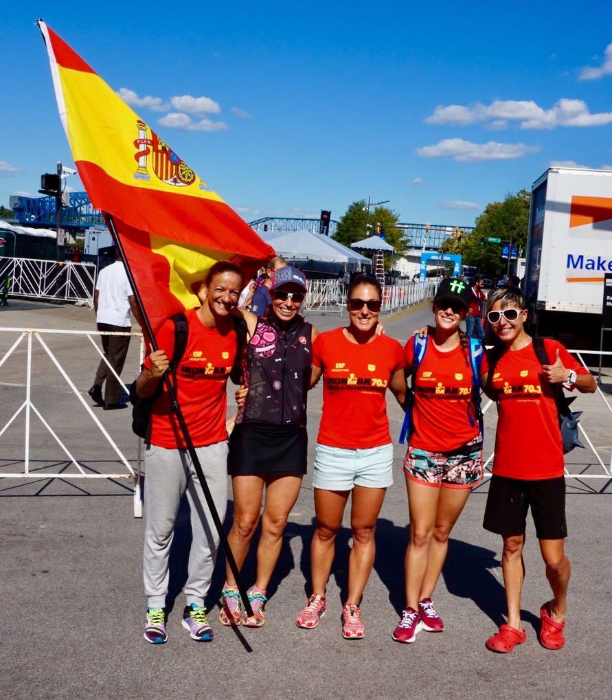 Mulheres espanholas no Ironman 70.3 World Championship 2017