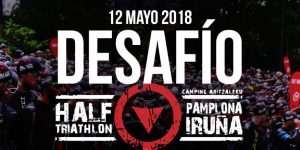 Veröffentlicht das Datum des Half Triathlon Pamplona-Iruña 2018