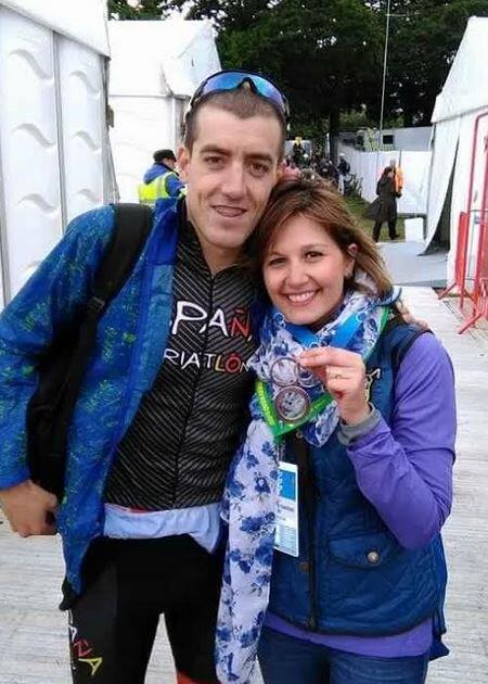 Fernando Alarza e sua parceira Marta Vega