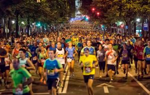 Rekordregen im EDP Bilbao Night Marathon