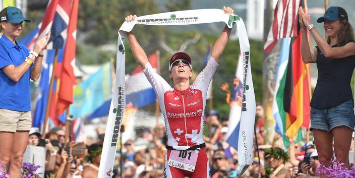 Daniela Ryf winning ironman kona 2017