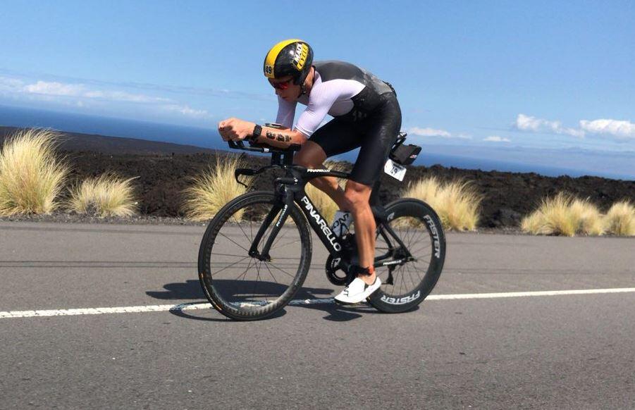 record du secteur cycliste Ironman Hawaii