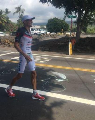 Jan Frodeno corsa a piedi Ironman Hawaii