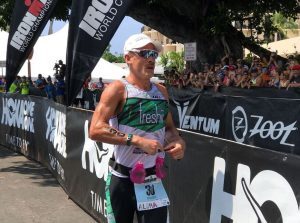 The data of the preparation for Kona of Sanders for the Ironman of Hawaii
