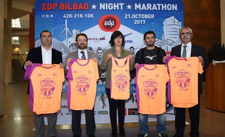 Offizielle Präsentation EDP Bilbao Night Marathon