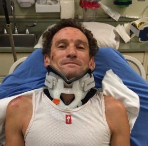 Tim Don hit by a car stays out of Kona