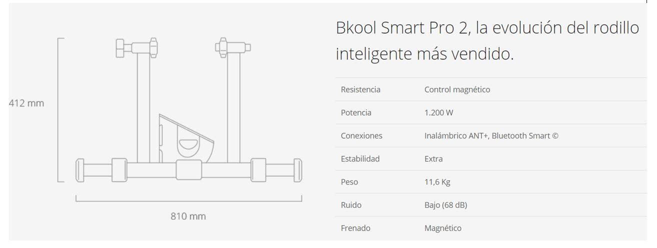 Features Bkool Smart pro2