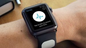 Apple works on an Apple Watch with an electrocardiogram