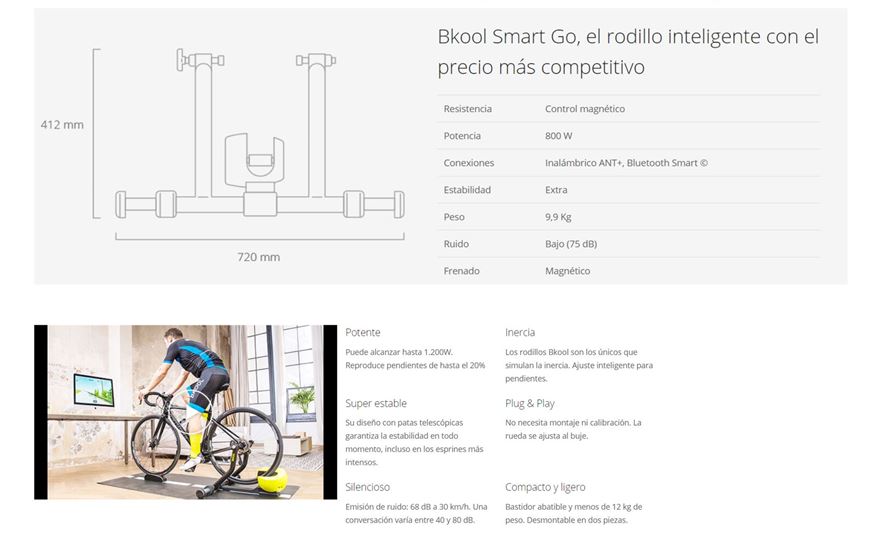 Bkool Smart Go + Simulateur