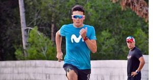 Javier Gómez Noya, für die IMKona2018 in Radsport-Events in Vorbereitung teilnehmen
