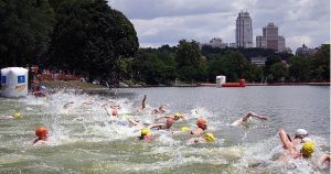Por obras en el Lago de la Casa de Campo , Madrid se queda sin triatlón hasta Septiembre