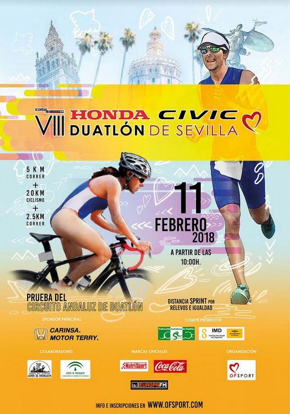 Affiche Duathlon Séville 2018