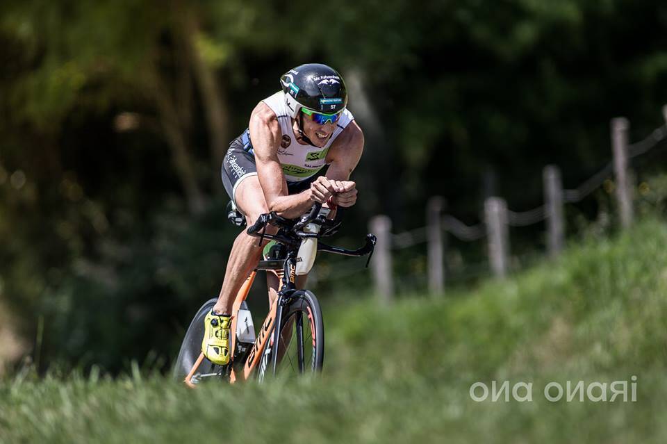 Gustavo Rodrigez mit dem Fahrrad