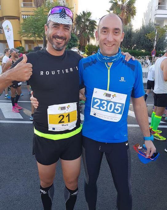 MArtí cerca en la carrera a pie