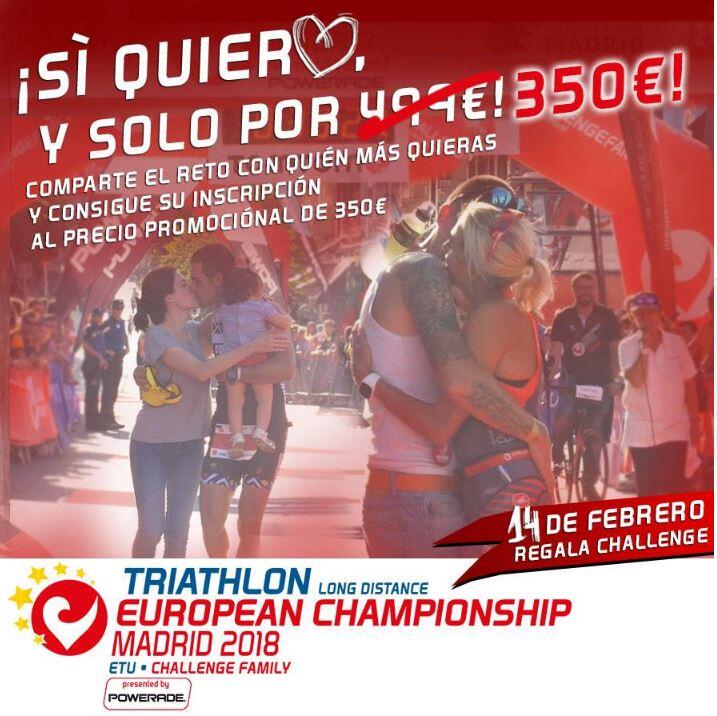 Promoção San Valentin Challenge Madrid