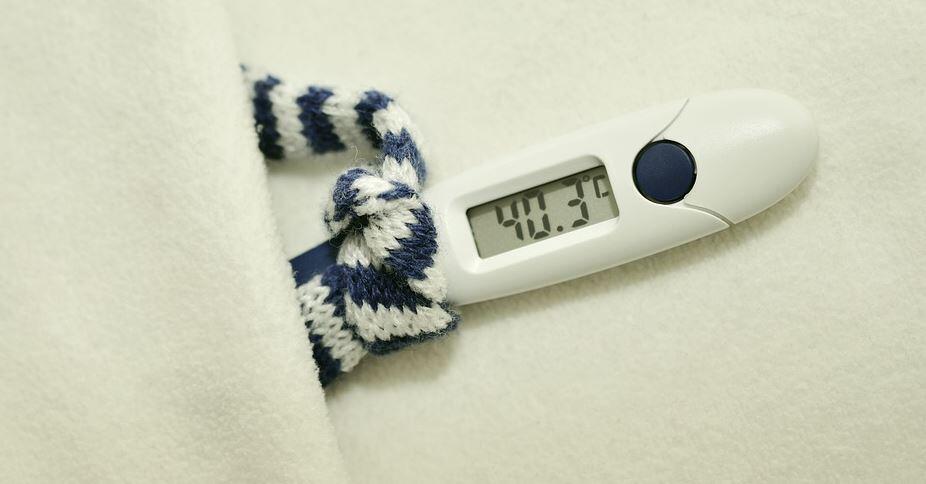 Termometro con febbre
