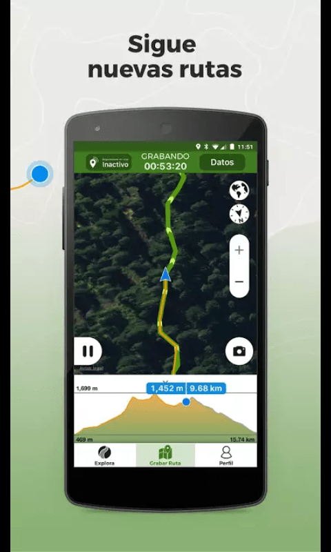 Capture d'application Wikiloc