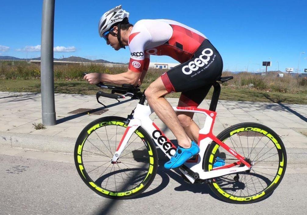 Miquel Blanchart entrenando ciclismo
