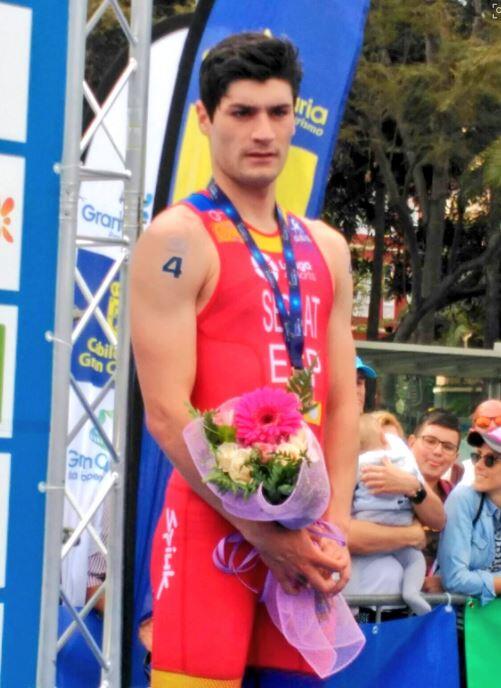 Antonio Serrat Podium auf Gran Canaria