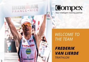 A Compex® colaborará com o campeão mundial de Ironman de 2013 e quatro vezes vencedor do Nice Ironman: Frederik Van Lierde