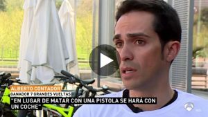 Alberto Contador : "Tuer un cycliste avec une voiture, c'est super pas cher"