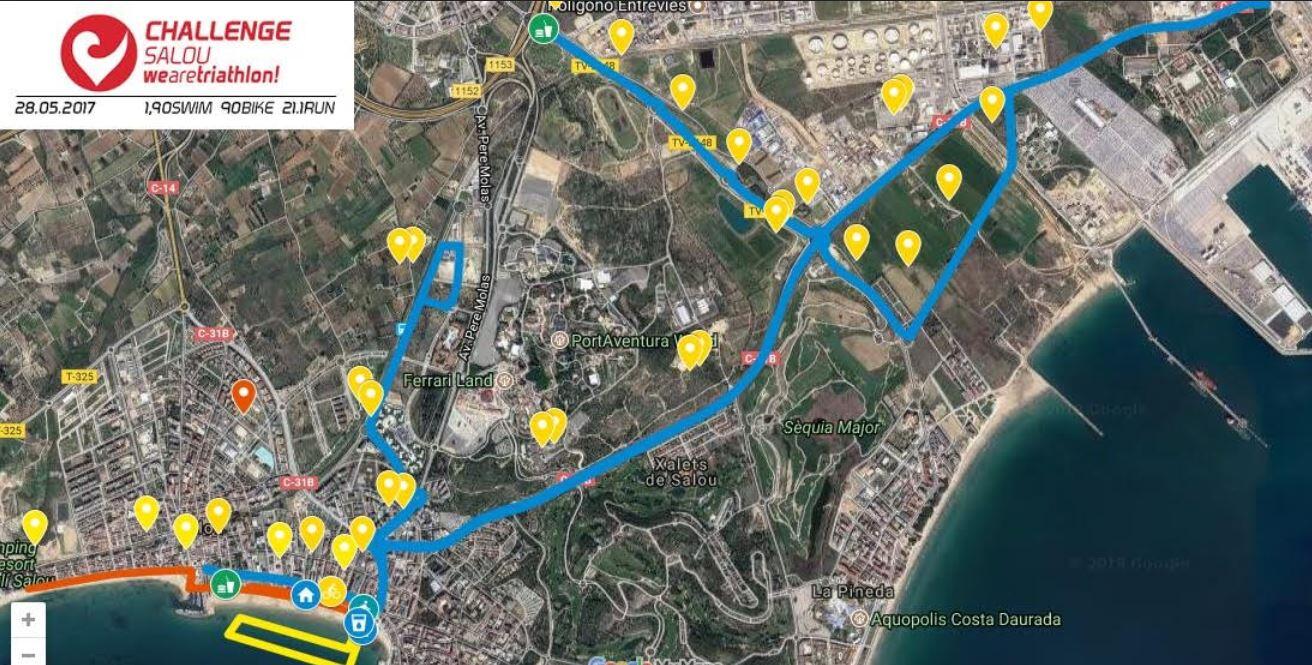 Neue Herausforderung Salou Radstrecke