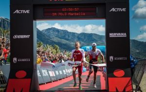 David McNamee nimmt den Ironman 70.3 aus Marbella in einem sehr engen Sprint