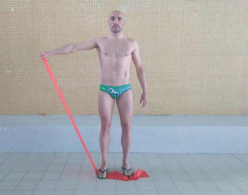 exercices d'épaule natation rétraction scapulaire