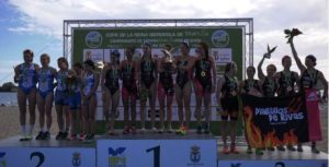 The Cidade de Lugo Fluvial wins the Queen's Cup of Triathlon