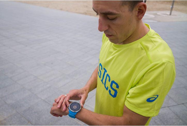 Fernando Alarza treinando com Suunto