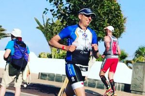 Échecs l'Ironman Lanzarote, Juan Antonio Bermejo a interviewé, vainqueur de la dorsale Ironman Lanzarote Saints grâce à Skechers