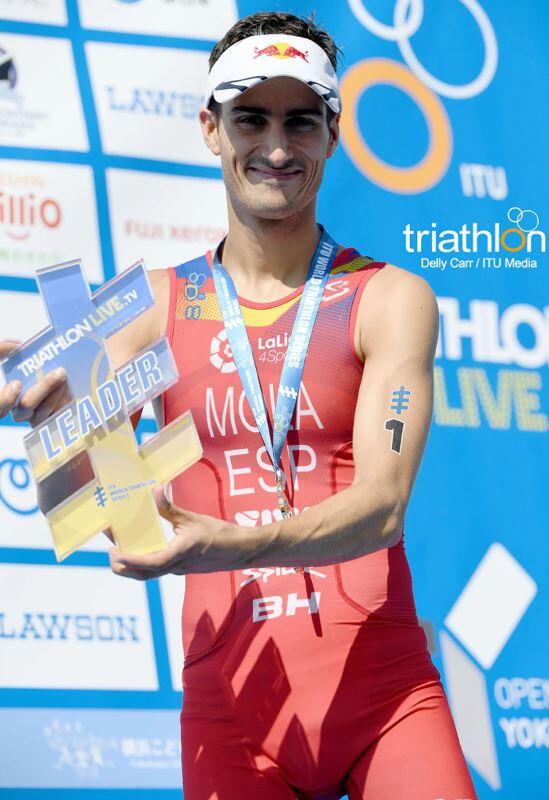 Mario Mola lider Mundial triatlon Yokohama