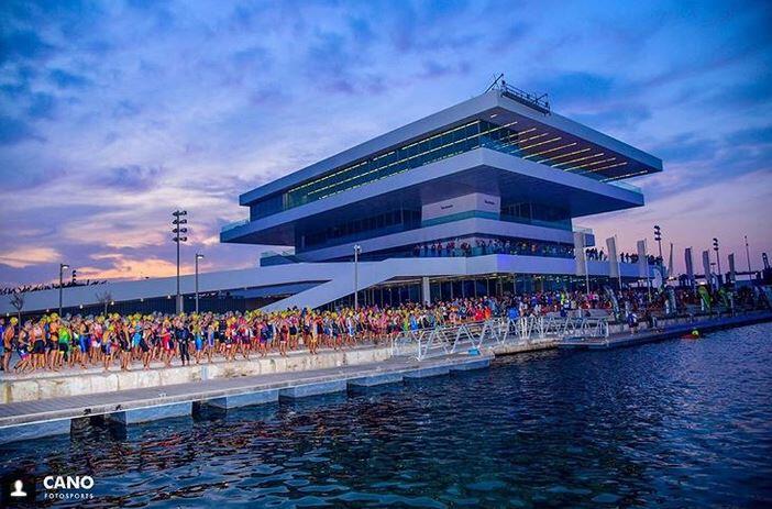 Début du triathlon de Valence