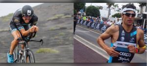 Emilio Aguayo et Miquel Blanchart pour l'ensemble du Championnat d'Europe Ironman 70.3 à Elsinore